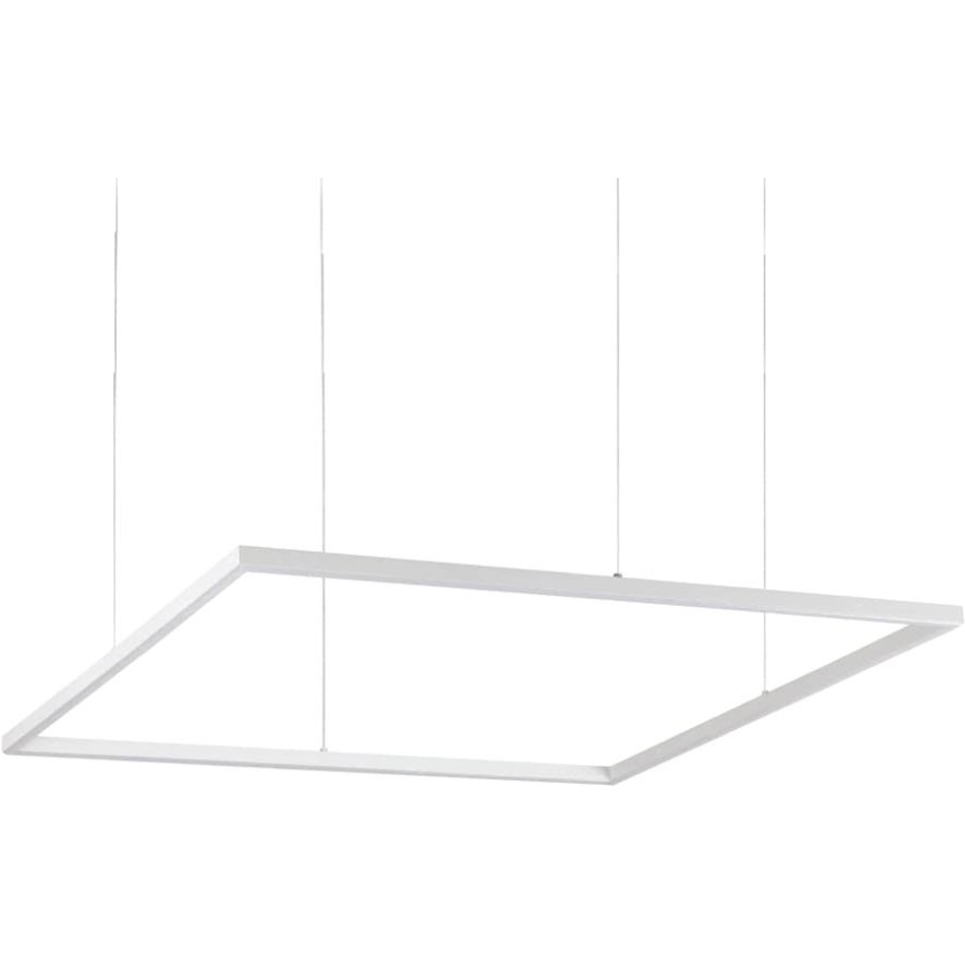 Ideal Lux - LED-Hängeleuchte ORACLE SLIM LED/53W/230V 3000K 90x90 cm weiß