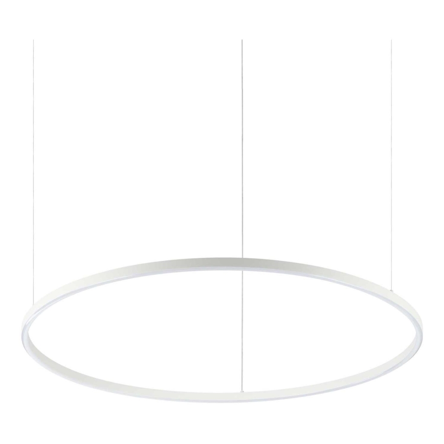 Ideal Lux - LED-Hängeleuchte ORACLE SLIM LED/55W/230V 4000K d 90 cm weiß