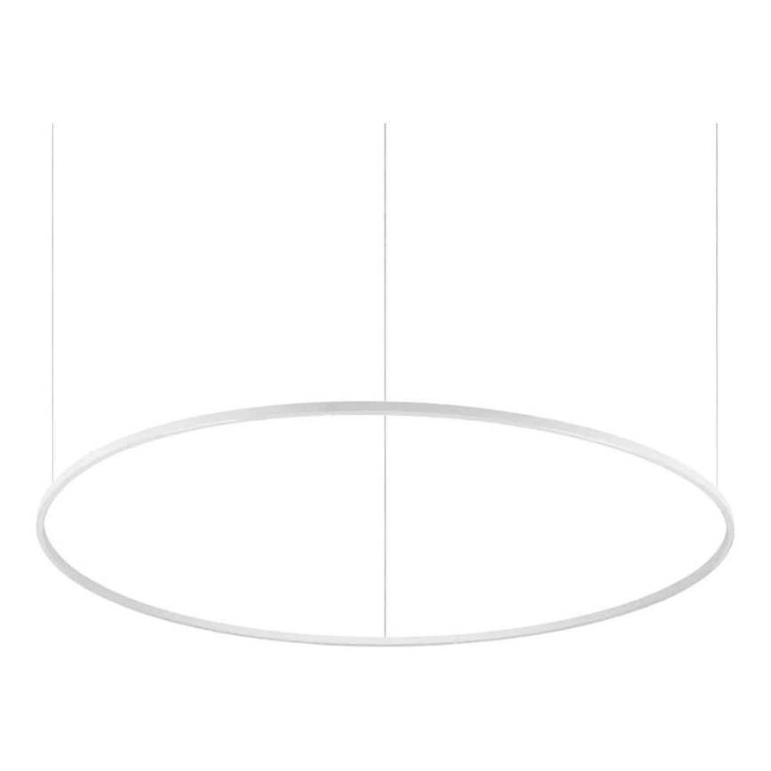 Ideal Lux - LED-Hängeleuchte ORACLE SLIM LED/89W/230V 3000K d 150 cm weiß