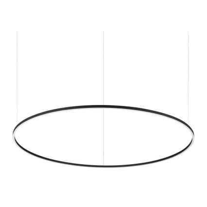 Ideal Lux - LED-Hängeleuchte ORACLE SLIM LED/89W/230V 4000K d 150 cm schwarz