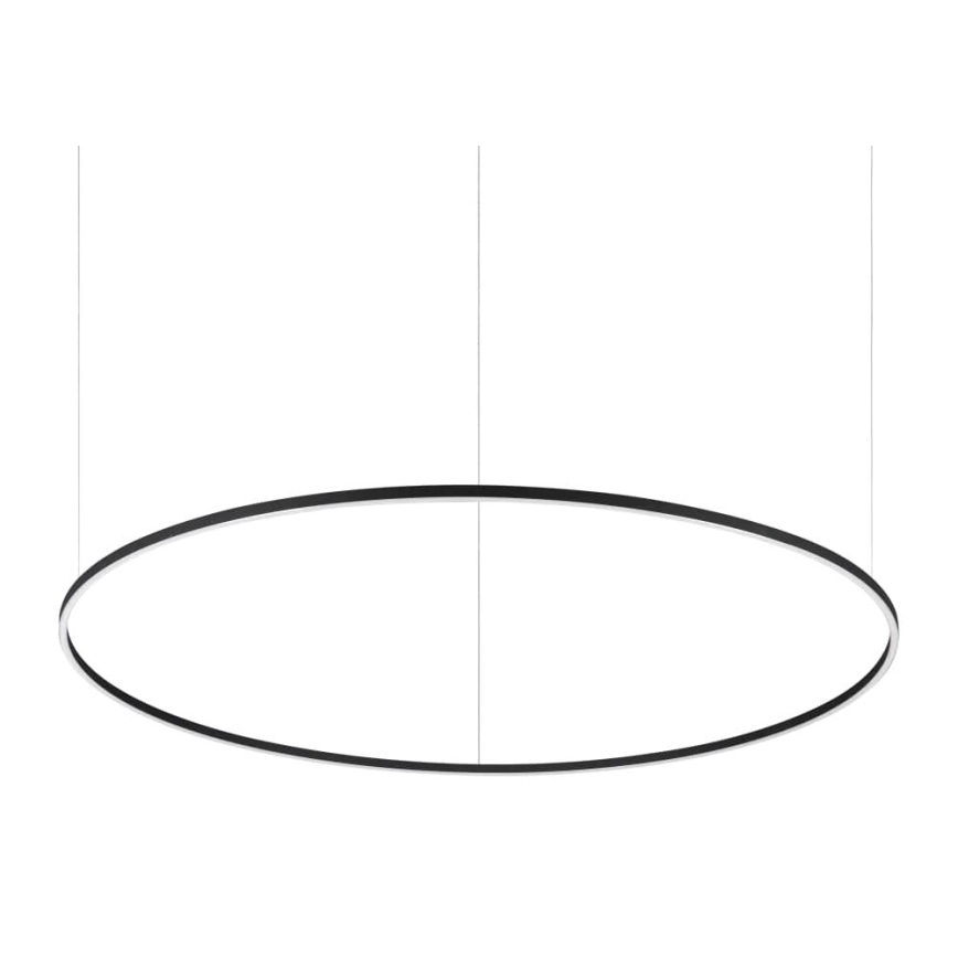 Ideal Lux - LED-Hängeleuchte ORACLE SLIM LED/89W/230V 4000K d 150 cm schwarz