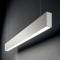 Ideal Lux - LED-Hängeleuchte STEEL mit Kabelaufhängung, 29 W, 230 V, 3000 K, CRI 90, 120 cm, weiß