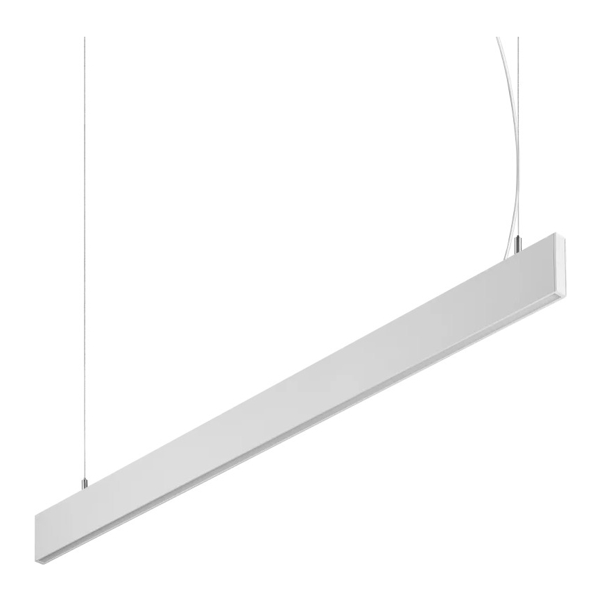 Ideal Lux - LED-Hängeleuchte STEEL mit Kabelaufhängung, 29 W, 230 V, 3000 K, CRI 90, 120 cm, weiß