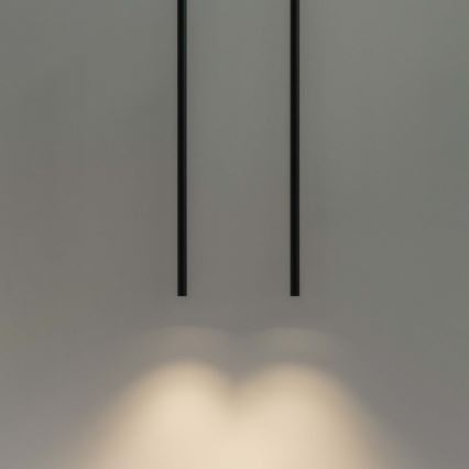 Ideal Lux - LED-Hängeleuchte ULTRATHIN LED/11,5W/230V CRI 90 schwarz