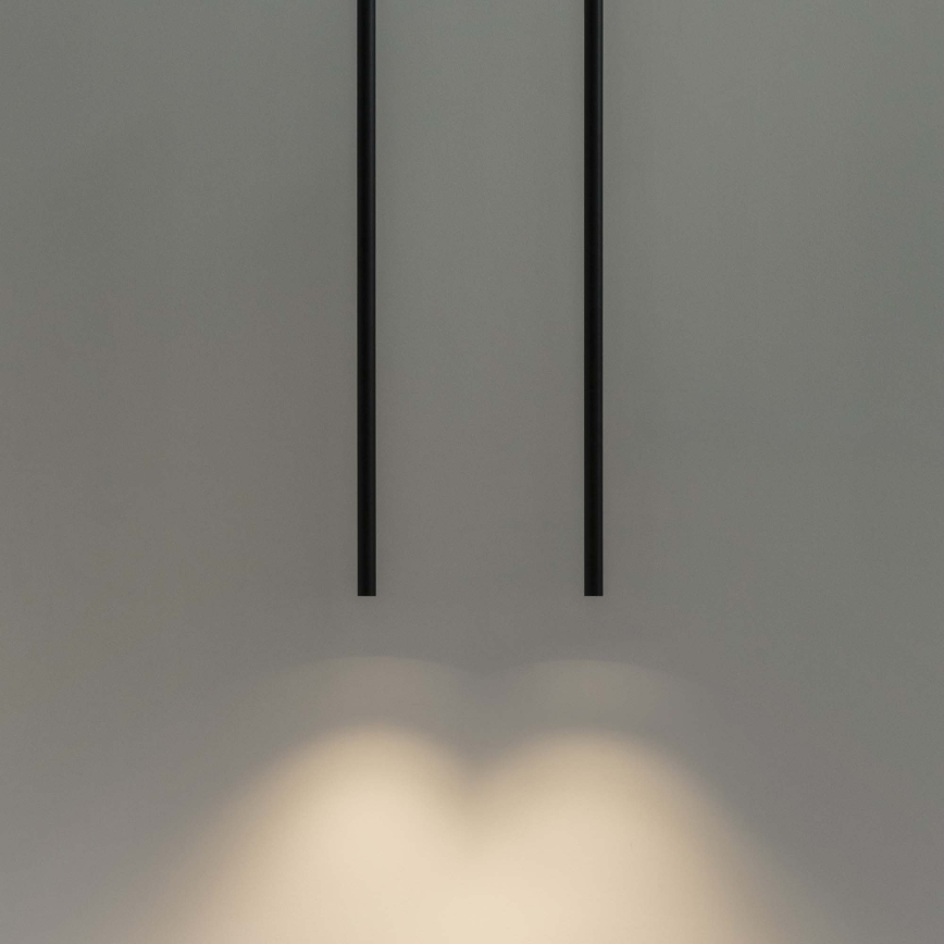 Ideal Lux - LED-Hängeleuchte ULTRATHIN LED/11,5W/230V CRI 90 schwarz