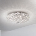 Ideal Lux - LED-Kristall-Deckenleuchte KING 5xG9/3W/230V d 38 cm glänzendes Chrom