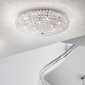 Ideal Lux - LED-Kristall-Deckenleuchte KING 9xG9/3W/230V d 53,5 cm glänzendes Chrom