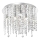 Ideal Lux - LED-Kristall-Deckenleuchte ROYAL 8xG9/3W/230V d 40 cm glänzendes Chrom