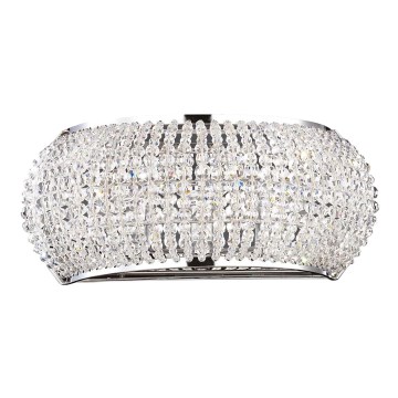 Ideal Lux - LED-Kristall-Wandleuchte PASHA 3xG9/3W/230V glänzendes Chrom