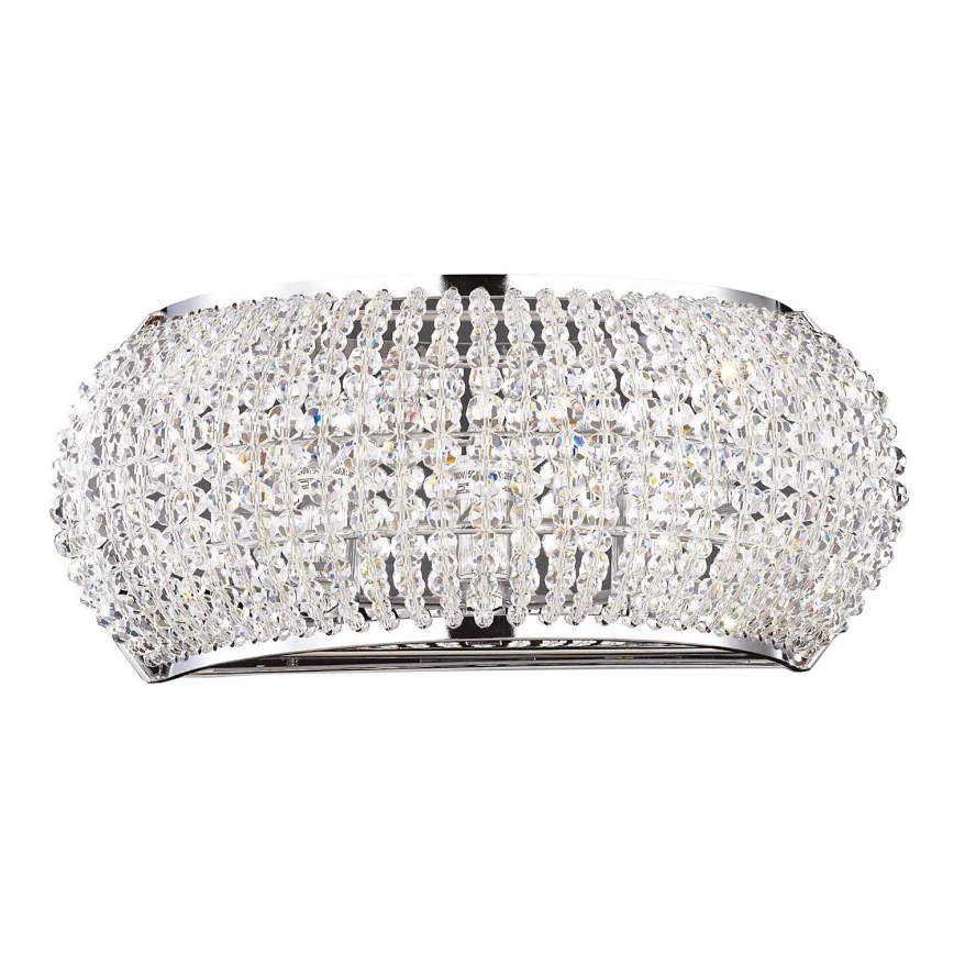 Ideal Lux - LED-Kristall-Wandleuchte PASHA 3xG9/3W/230V glänzendes Chrom