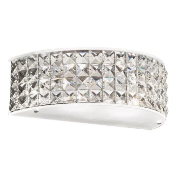 Ideal Lux - LED-Kristall-Wandleuchte ROMA 2xG9/3W/230V glänzendes Chrom