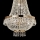 Ideal Lux - LED-Kristallkronleuchter an Kette CAESAR 12xG9/3W/230V d 55 cm golden