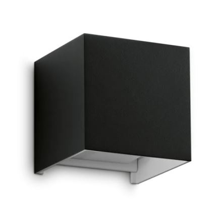 Ideal Lux - LED-Outdoor-Wandleuchte ATOM LED/12W/230V CRI 90 IP54 schwarz