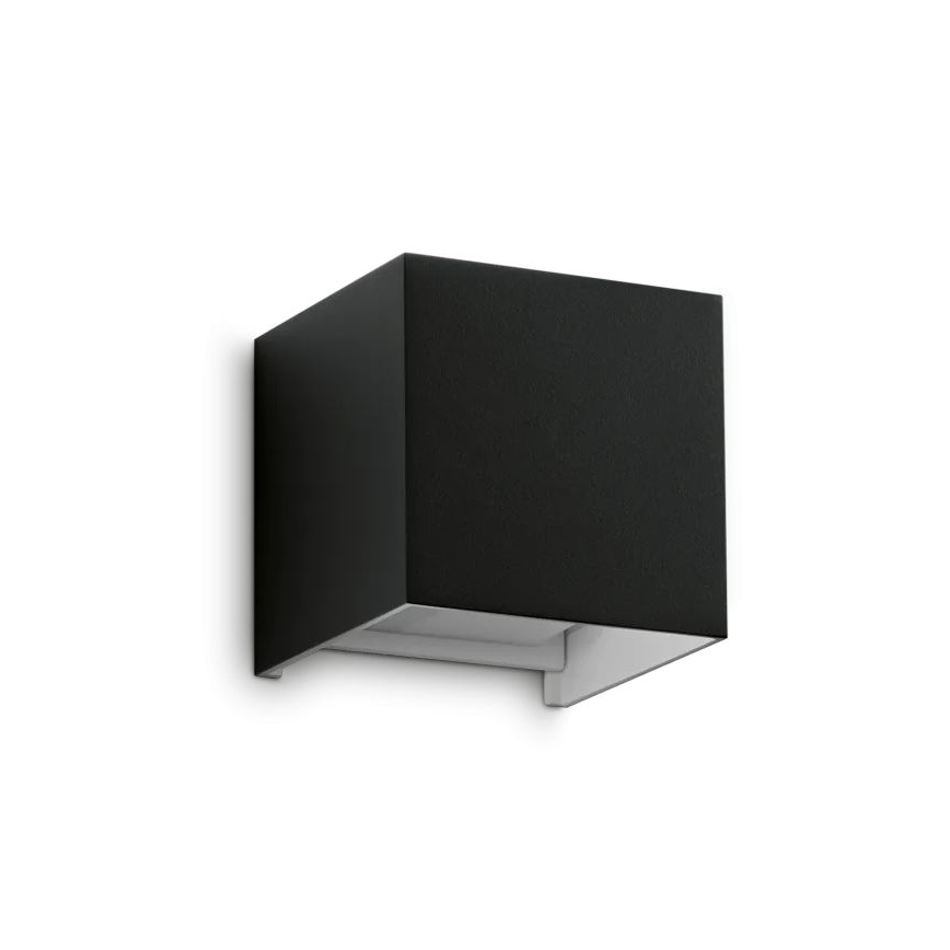 Ideal Lux - LED-Outdoor-Wandleuchte ATOM LED/12W/230V CRI 90 IP54 schwarz