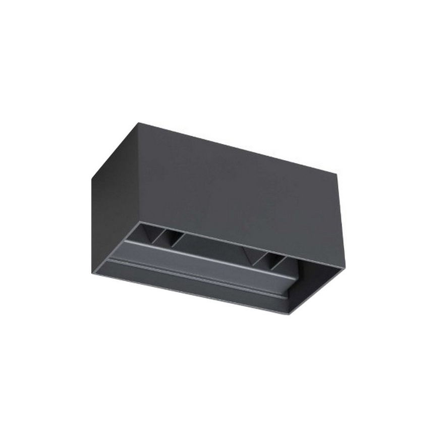 Ideal Lux - LED-Outdoor-Wandleuchte ATOM LED/25W/230V CRI 90 IP54 anthrazit