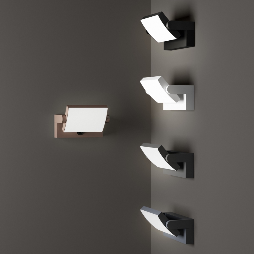 Ideal Lux - LED-Outdoor-Wandleuchte SWIPE LED/21W/230V CRI 90 IP54 braun