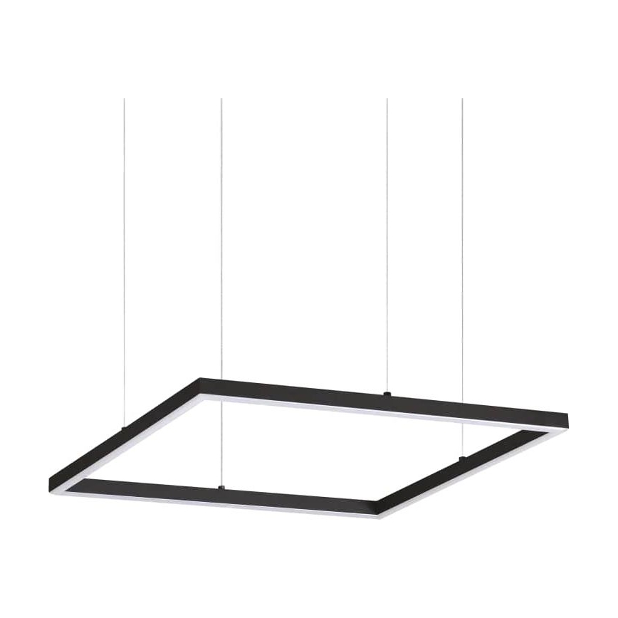 Ideal Lux - LED-Hängeleuchte an Kabel ORACLE SLIM LED/33W/230V 3000K CRI 90 50x50 cm schwarz