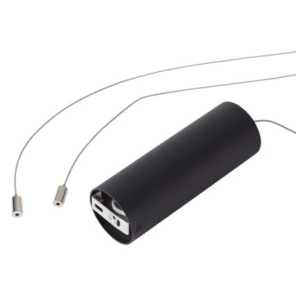 Ideal Lux - LED-Pendelleuchte mit Kabelaufhängung GEMINI LED/36W/230V 4000K Ø 42,5 cm CRI 90 schwarz
