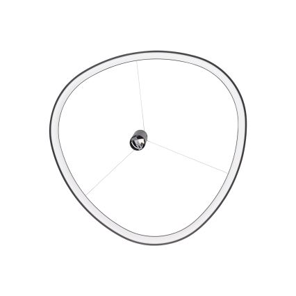 Ideal Lux - LED-Pendelleuchte an Kabel GEMINI LED/78W/230V 2700K Ø 105 cm CRI 90 schwarz