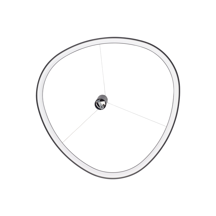 Ideal Lux - LED-Pendelleuchte an Kabel GEMINI LED/78W/230V 2700K Ø 105 cm CRI 90 schwarz