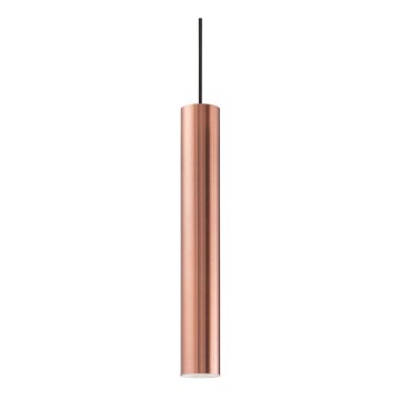 Ideal Lux - LED-Pendelleuchte an Kabel LOOK 1xGU10/7W/230V CRI 90 Ø 6 cm kupferfarben
