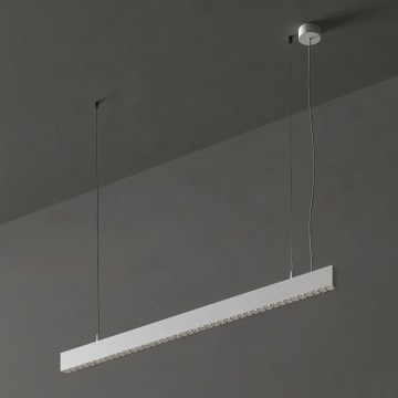 Ideal Lux - LED-Pendelleuchte an Kabel OFFICE LED/30W/230V 3000K CRI 90 weiß