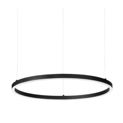 Ideal Lux - LED-Pendelleuchte an Kabel ORACLE SLIM LED/29W/230V 3000K CRI 90 Ø 50 cm schwarz