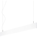Ideal Lux - LED-Pendelleuchte an Stahlseil LINUS LED/32W/230V 3000K CRI 90 120 cm weiß