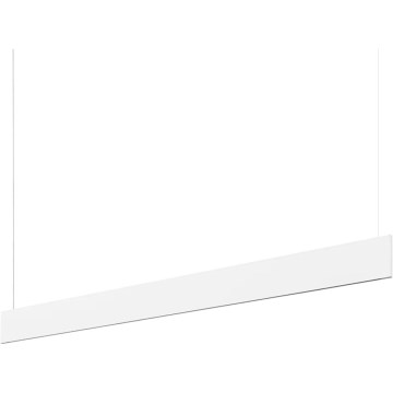 Ideal Lux - LED-Pendelleuchte an Stahlseil STEEL LED/24W/230V 3000K CRI 90 120 cm weiß
