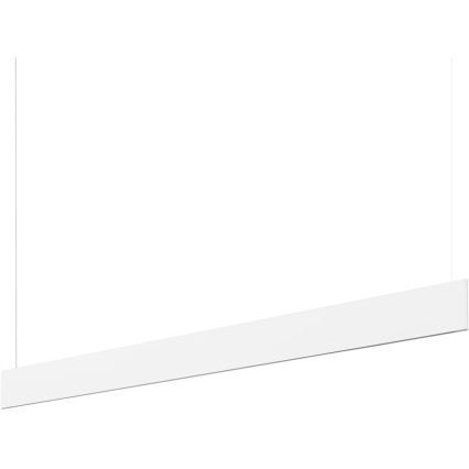 Ideal Lux - LED-Pendelleuchte an Stahlseil STEEL LED/24W/230V 3000K CRI 90 120 cm weiß