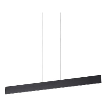 Ideal Lux - LED-Pendelleuchte DESK mit Seilaufhängung LED/32W/230V 102,5 cm CRI 90 schwarz