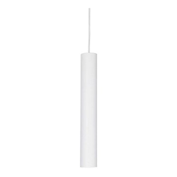 Ideal Lux - LED-Pendelleuchte LOOK 1xGU10/7W/230V CRI 90 Ø 6 cm weiß