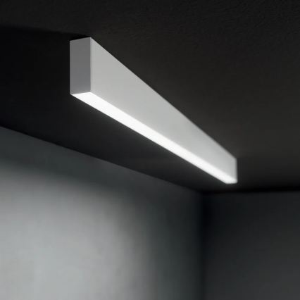 Ideal Lux - LED-Pendelleuchte mit Kabelaufhängung DESK ACCENT LED/36W/230V CRI 90 120 cm weiß