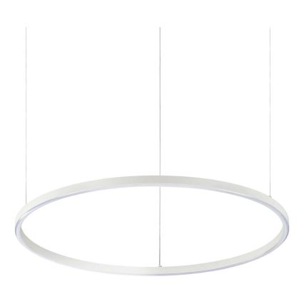 Ideal Lux - LED-Pendelleuchte mit Kabelaufhängung ORACLE SLIM LED/37W/230V 3000K CRI 90 Ø 70 cm weiß