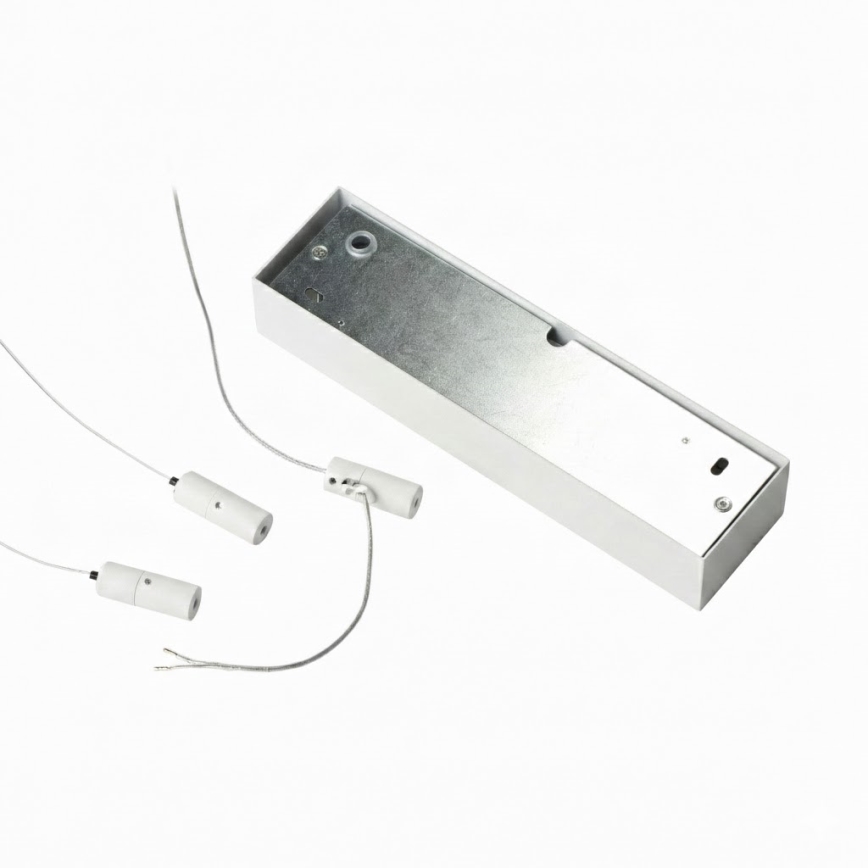 Ideal Lux - LED-Pendelleuchte ORACLE SLIM an Stahlseil LED/37W/230V 4000K CRI 90 Ø 70 cm weiß