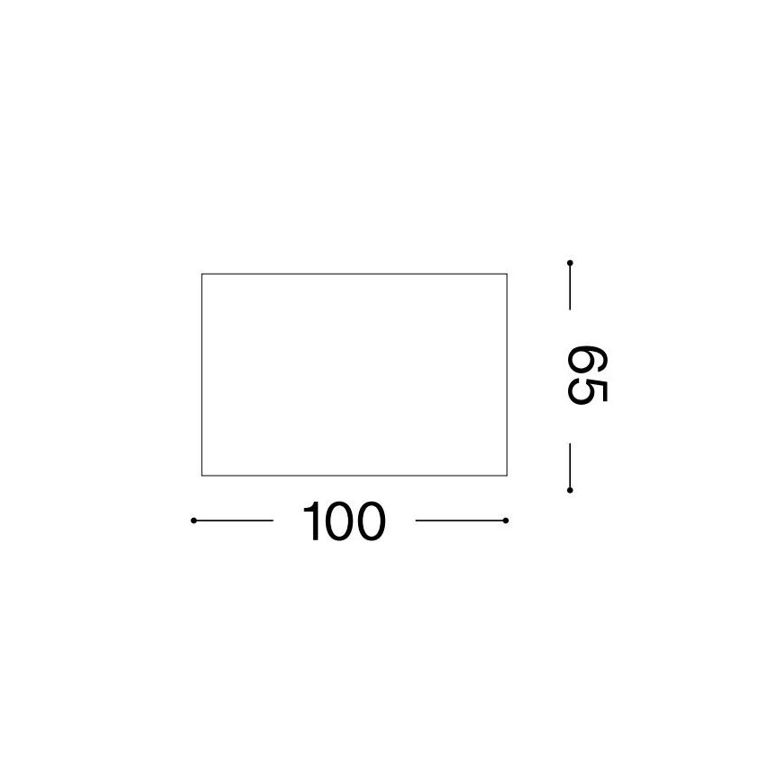 Ideal Lux - LED-Spot SPIKE 1xGX53/9W/230V 10x10 cm goldfarben