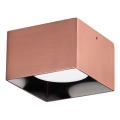 Ideal Lux - LED-Spot SPIKE 1xGX53/9W/230V 10x10 cm Kupfer