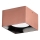 Ideal Lux - LED-Spot SPIKE 1xGX53/9W/230V 10x10 cm Kupfer