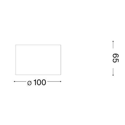 Ideal Lux - LED-Spot SPIKE 1xGX53/9W/230V, Ø 10 cm, kupferfarben