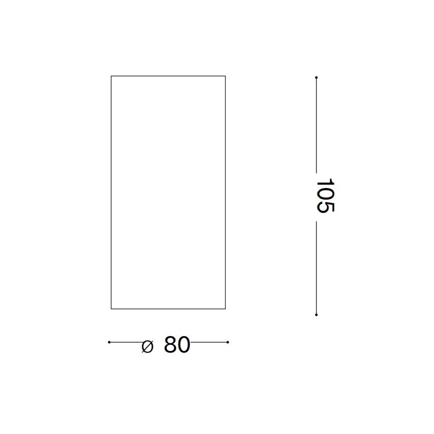 Ideal Lux - LED-Strahler NITRO LED/10W/230V d 8 cm CRI 90 schwarz