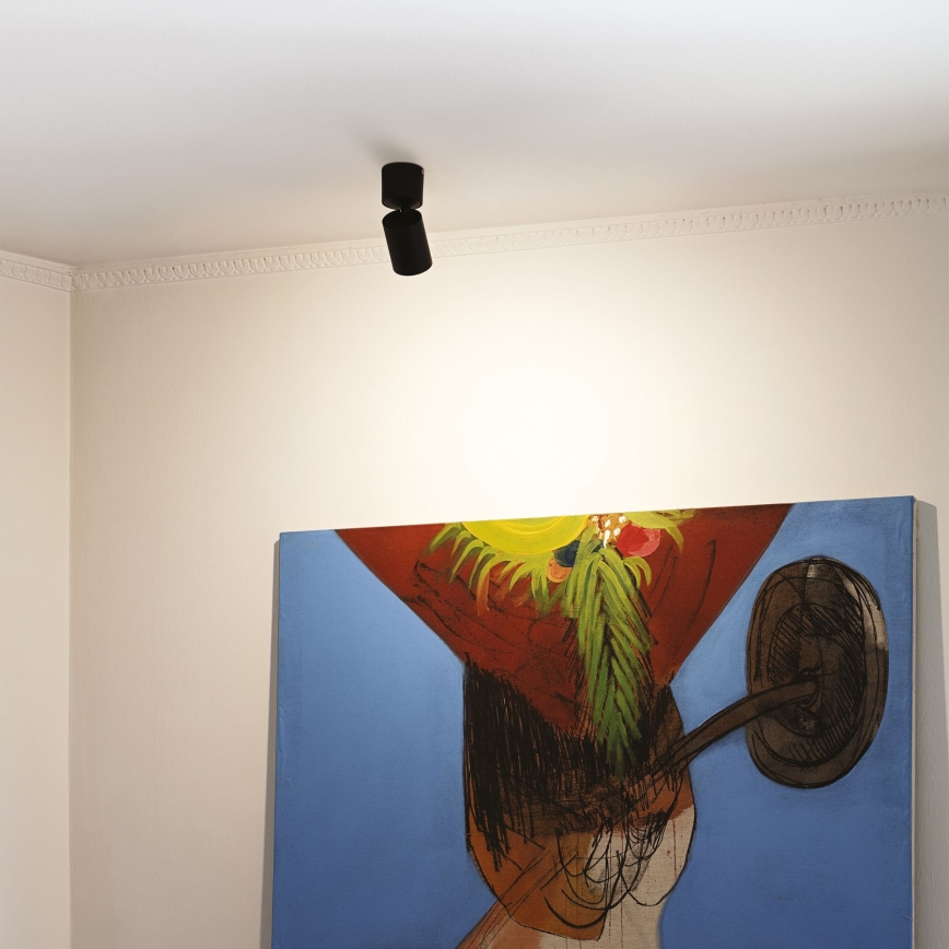 Ideal Lux - LED-Strahler TOBY 1xGU10/7W/230V CRI 90 schwarz