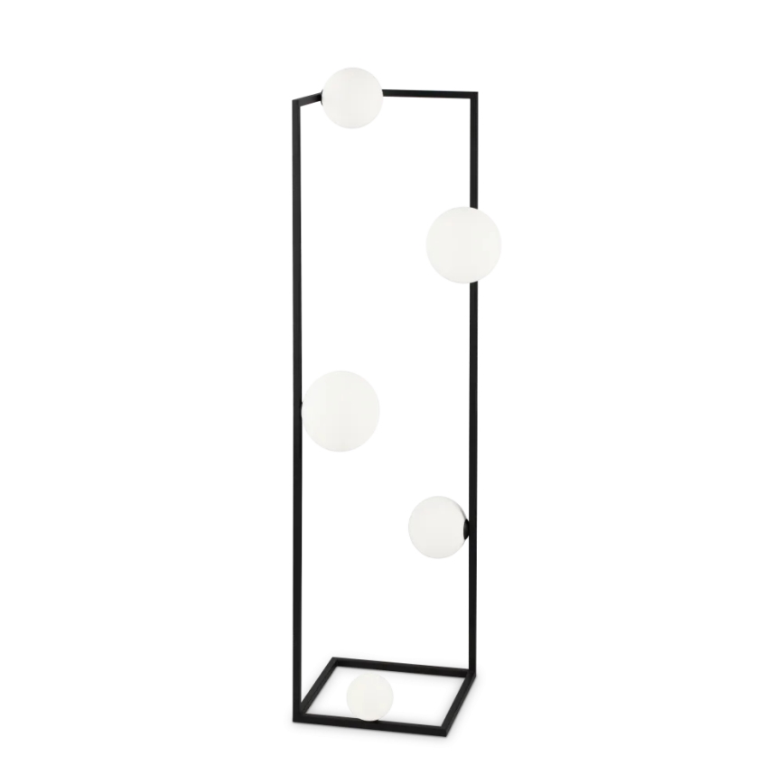 Ideal Lux - LED-Stehleuchte ANGOLO 5xG9/3W/230V schwarz