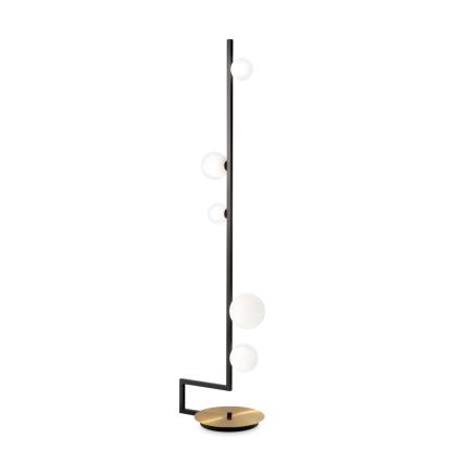 Ideal Lux - LED-Stehleuchte BIRDS 5xG9/3W/230V schwarz/golden