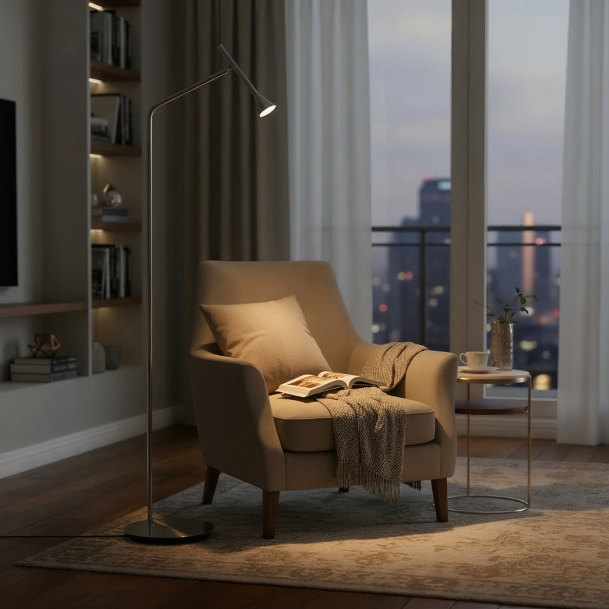 Ideal Lux - LED-Stehleuchte DIESIS LED/4,5W/230V CRI 95 golden