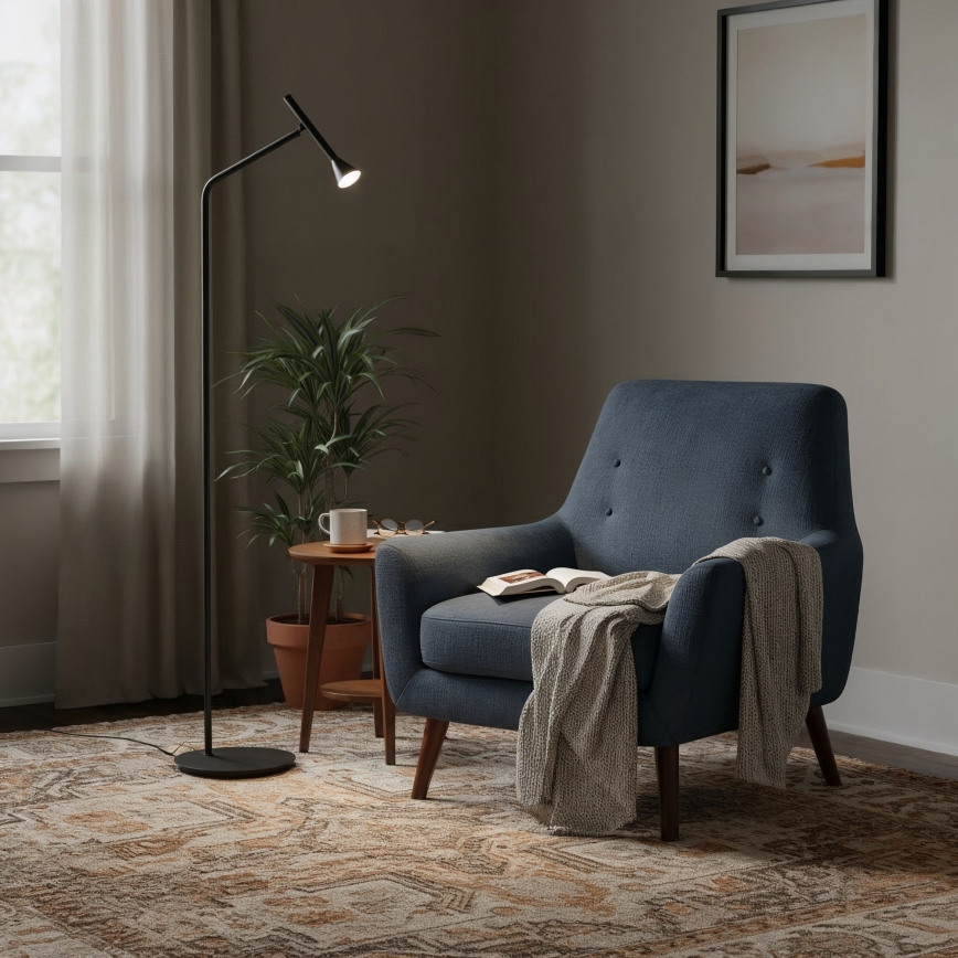 Ideal Lux - LED-Stehleuchte DIESIS LED/4,5W/230V CRI 95 schwarz