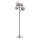 Ideal Lux - LED-Stehleuchte EQUINOXE 4xG4/2W/230V glänzendes Chrom/rauchig