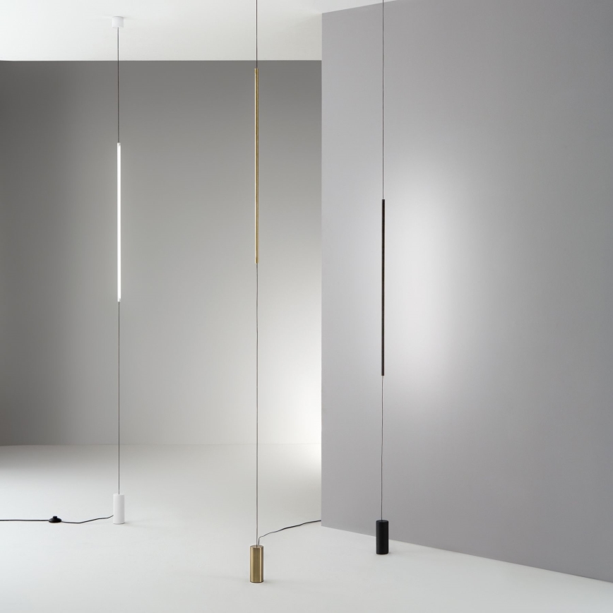 Ideal Lux - LED-Stehleuchte FILO LED/14W/230V 2700K CRI 90 Messing