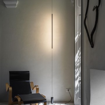 Ideal Lux - LED-Stehleuchte FILO LED/14W/230V 2700K CRI 90 schwarz