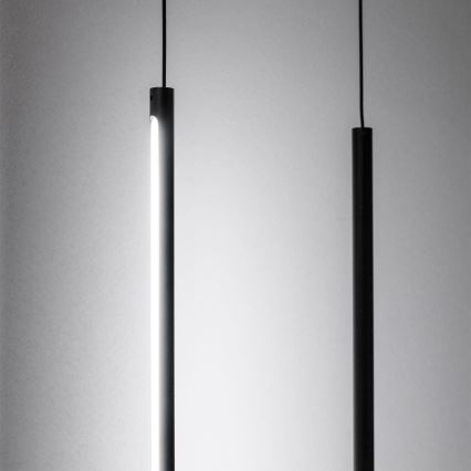 Ideal Lux - LED-Stehleuchte FILO LED/14W/230V 2700K CRI 90 schwarz