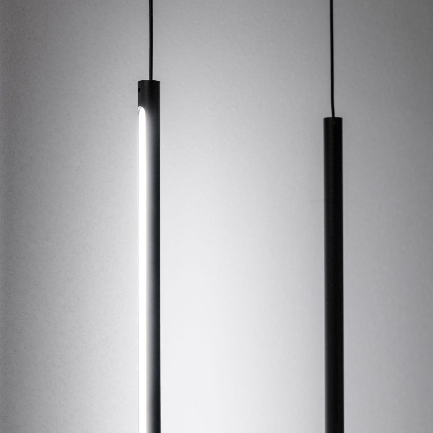 Ideal Lux - LED-Stehleuchte FILO LED/14W/230V 2700K CRI 90 schwarz